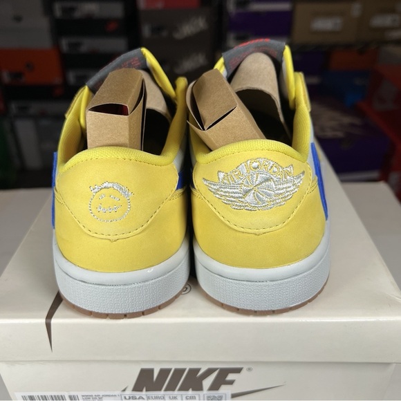 Travis Scott Jordan 1 Low ‘Canary’